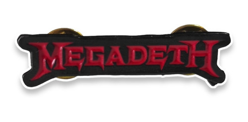 Pin Broche Metálico Megadeth Rock