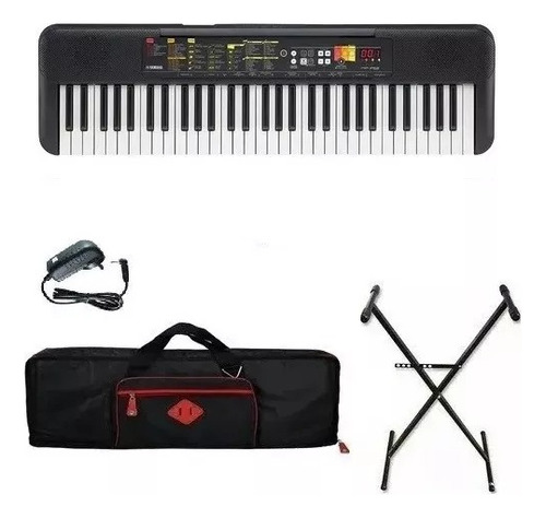 Combo Pack Teclado Yamaha Psr-f52  + Pie + Fuente + Funda