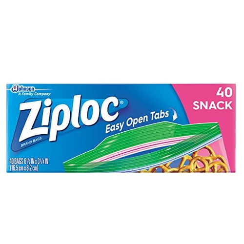 Ziploc Snack-bolsas, 40 Conde