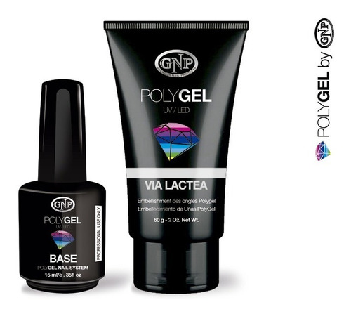 Pomo De Polygel Gnp 60gr Via Lactea Y Base 15ml