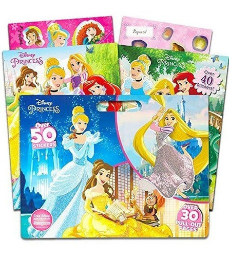 Súper Set De Libros De Colorear De Disney Princess - 3