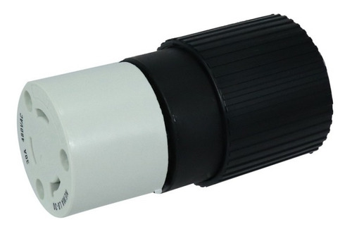 Conector 1/2 Vuelta Bryant 71630nc 4 Hilos 30a 480v 38801480 Color Negro