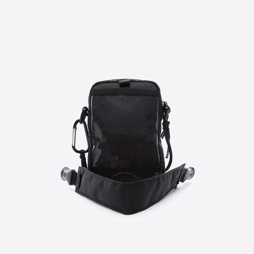 Bolsa Comms Pouch color Negro Con Cierre Converse