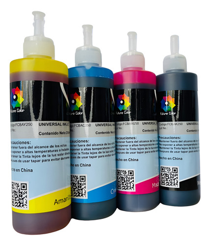 Kit 4 Tintas Genericas  Gi190 G1100 G2100 G3100 G4100 250ml