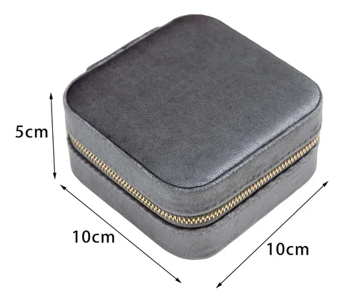 Joyero De Viaje Con Divisores Organizador De Joyas Viaje