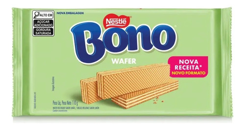 Biscoito Wafer Bono Torta De Limão Nestlé 110g