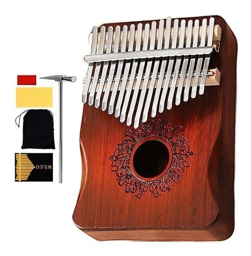 Gecko K17m Piano De Pulgar Kalimba 17 Teclas Mbira Caoba