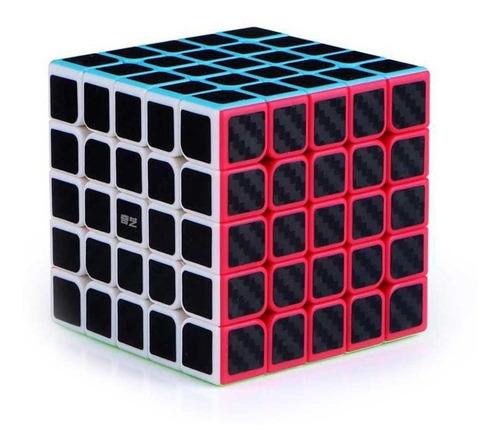 Cubo Rubik Qiyi 5x5 Fibra Carbono + Regalo