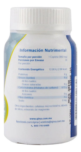 Qina Acido Hialuronico Con Vitamina C 850 Mg 30 Tabletas