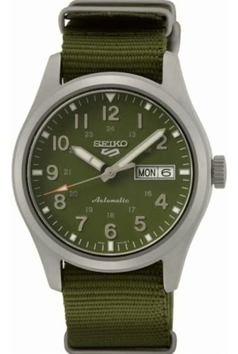 Reloj Seiko 5 Sports Automatico Srpg33k1 Verde