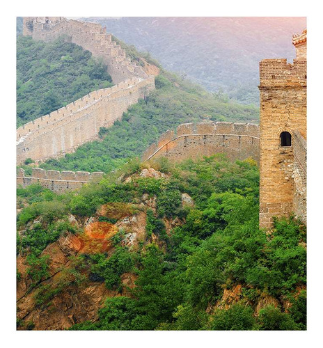 Vinilo 100x100cm Murala China Gran Monumento Oriente
