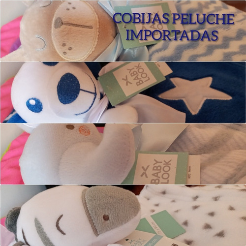 Cobija Con Manta De Apego Peluche Para Bebé Recién Nacido 