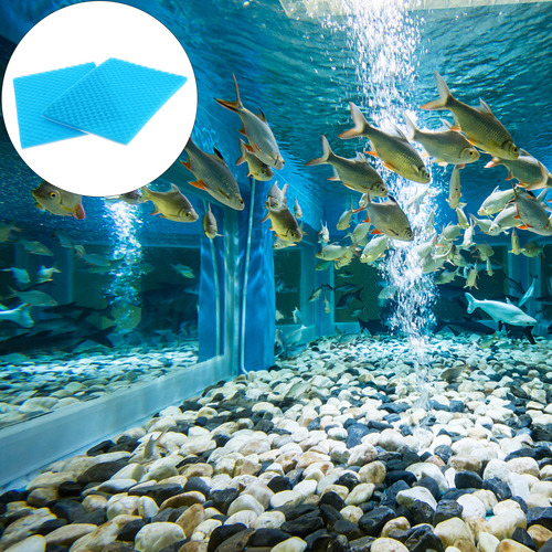 Alfombrilla De Algodón Betta Fish Fish Fish Filter, 2 Unidad