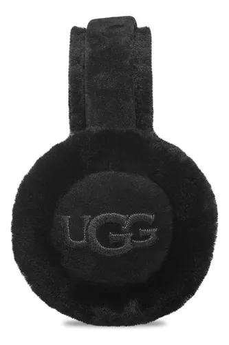 Earmuffs Ugg Water Resistant Sheepskin Black Women