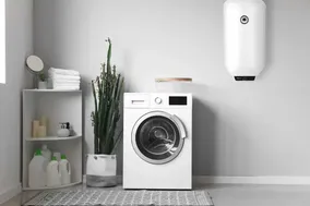 Termotanque Eléctrico Siam 80 Lts 1800 W Conexión De Agua Inferior Temperatura Ajustable