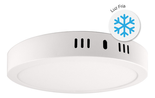 Imagen 7 de 7 de Plafon Led 18w Techo Aplicar Redondo Lampara Color Luz Fria