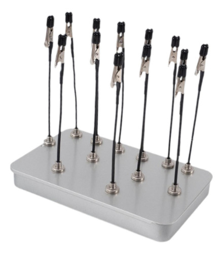 Pinzas De Base Para Soporte De Pintura Juego De Pinzas Plata