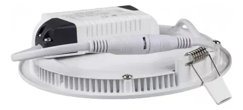 Plafón Led Embutido Plano Redondo Luz Fría O Cálida 3w
