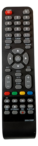 Control Remoto Para Tv Led Spica Smart Ref129