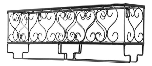 Estantería Para Vino Colgante Con Capacidad Para 6 Copas De