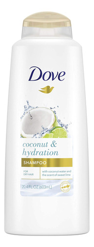 Dove Nutritivo Secrets Champú Hidratación, Coco, 20.4 Fl .