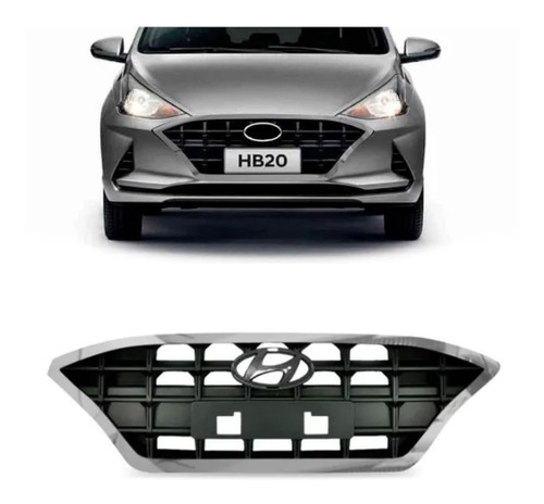 Grade Radiador Hyundai Hb20 Sedan 2020 2021 2022 F/cromado