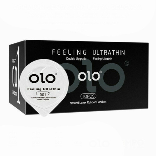 Preservativos Ultra Delgados Olo Lubricado 001 Talla S - M