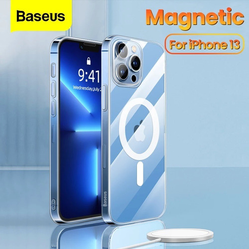 Imagem 1 de 7 de Capa Magnetica Magsafe iPhone 13 / Pro / Pro Max Baseus