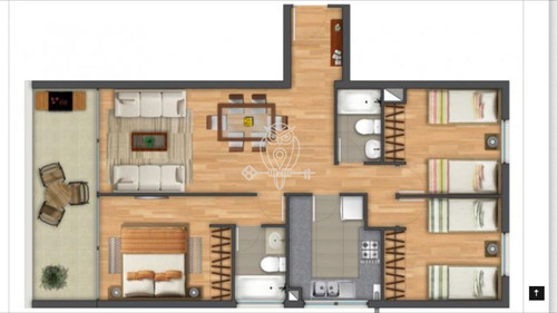 Departamento En Venta De 3 Dorm. En La Serena