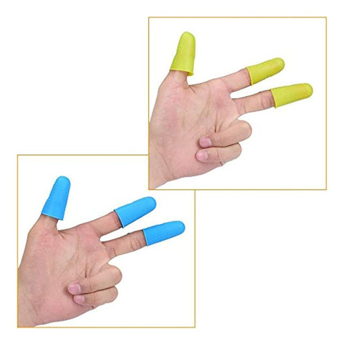 Py 24 Pcs Protectores De Dedos De Silicona Tapas Para