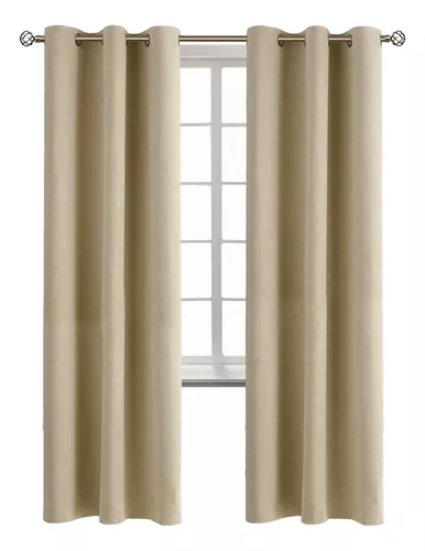 DORAL Set De Cortinas Isidora, Visillos Y Abrazaderas 8 Piezas