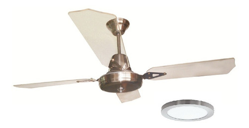 Ventilador De Techo Platil Acrilicas Con Plafon Led 18 W