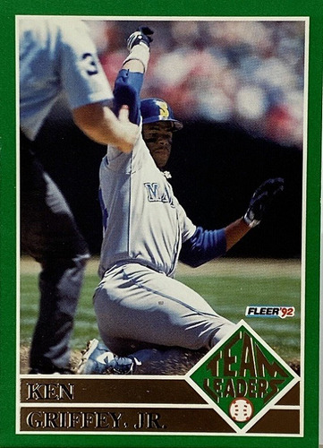 Mlb Ken Griffey Jr - Fleer 1992  Team Leaders # 15 Of 20