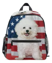 Comprar Bardic Mochila Para Niños Pequeños Bichon Frise Dog Bandera
