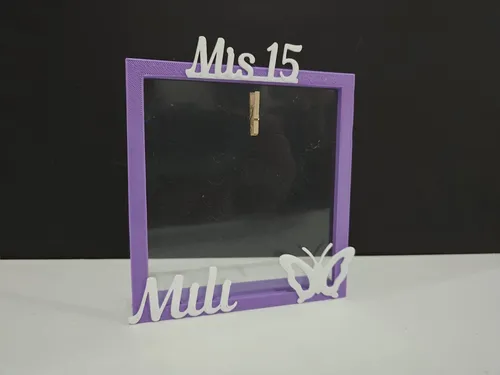 24 Souvenirs 15 Años Portafotos Personalizados Con Diseños.