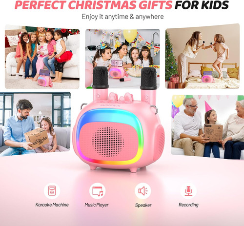 Mini Máquina Karaoke Portátil Bluetooth Para Niños