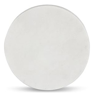 Posavasos Redondos De Mármol Blanco, Set De 4 Posavasos Para