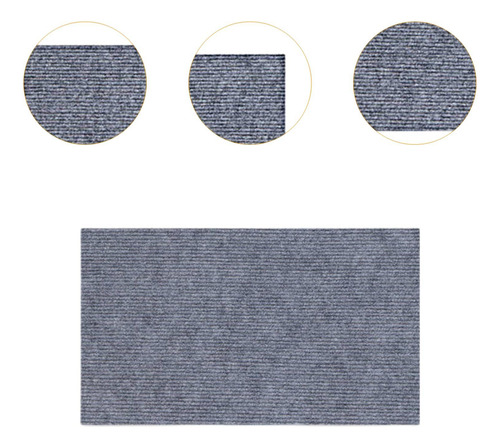 Alfombrilla Para Rascar Gatos Autopegada, De Gris Claro