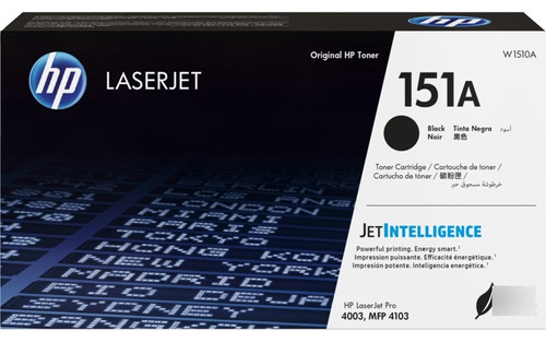 Toner Hp  W 1510a    151-a Original Laser Jet Pro Mfp 4103dw