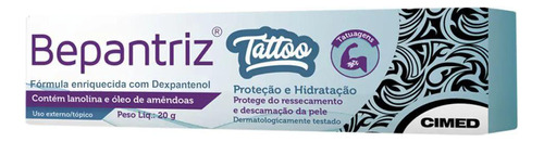 Bepantriz Tattoo Creme Proteção E Hidratação 20g