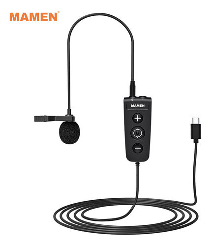 Micrófono Cambiador De Voz Mamen Mic-ls01 Con Clip