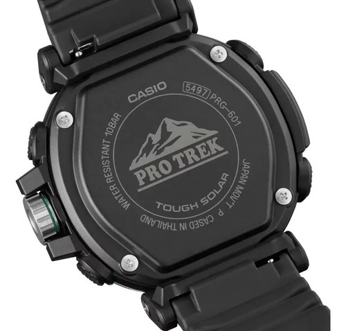 Reloj Casio Pro Trek Solar Original Modelo Prg-601 Negro