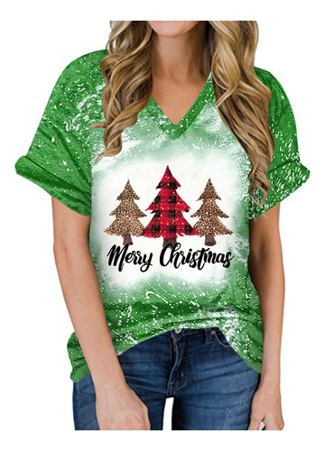 Blusa B Para Mujer Gt5b Summerchristmas Con Estampado De Let