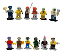 Comprar Set De 12 Figuras Bloques De Construcción Plantas Vs Zombies 12 Zombies