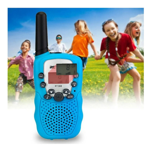 A Set 2 Radio Walkie Talkie For Niños Con Banda De 8 Km