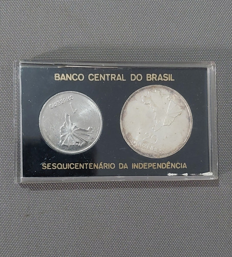 Blister Oficial Moeda Sesquicentenário Da Independência 1972