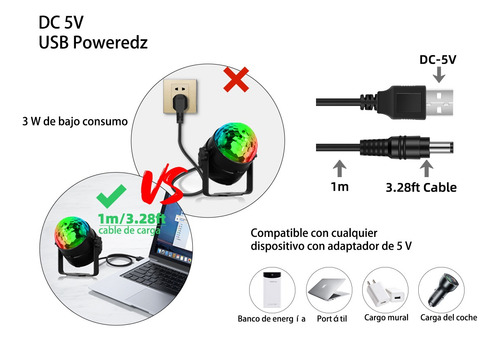 Proyector Lase Luces Para Escenario De 360 ° Luz Para Fiesta
