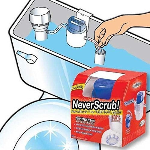 Sistema De Limpieza Automática Nunca Scrub Wc - Nueva / Mejo