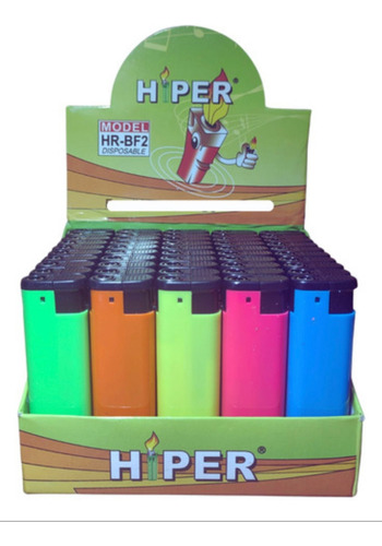 Isquueiro Maçarico Hiper, Caixa C/ 50 Unidades - Atacado