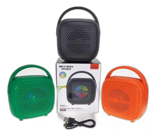 Parlante Bluetooth Recargable Usb Portatil Speaker Y Radio